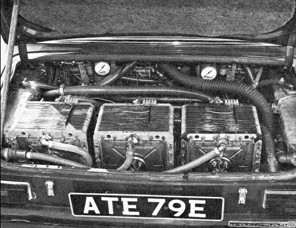 Daf 44 brandstofcel / "fuel cell" (1971) - Kofferbak